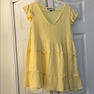 HYFVE Yellow Ruffle Dress